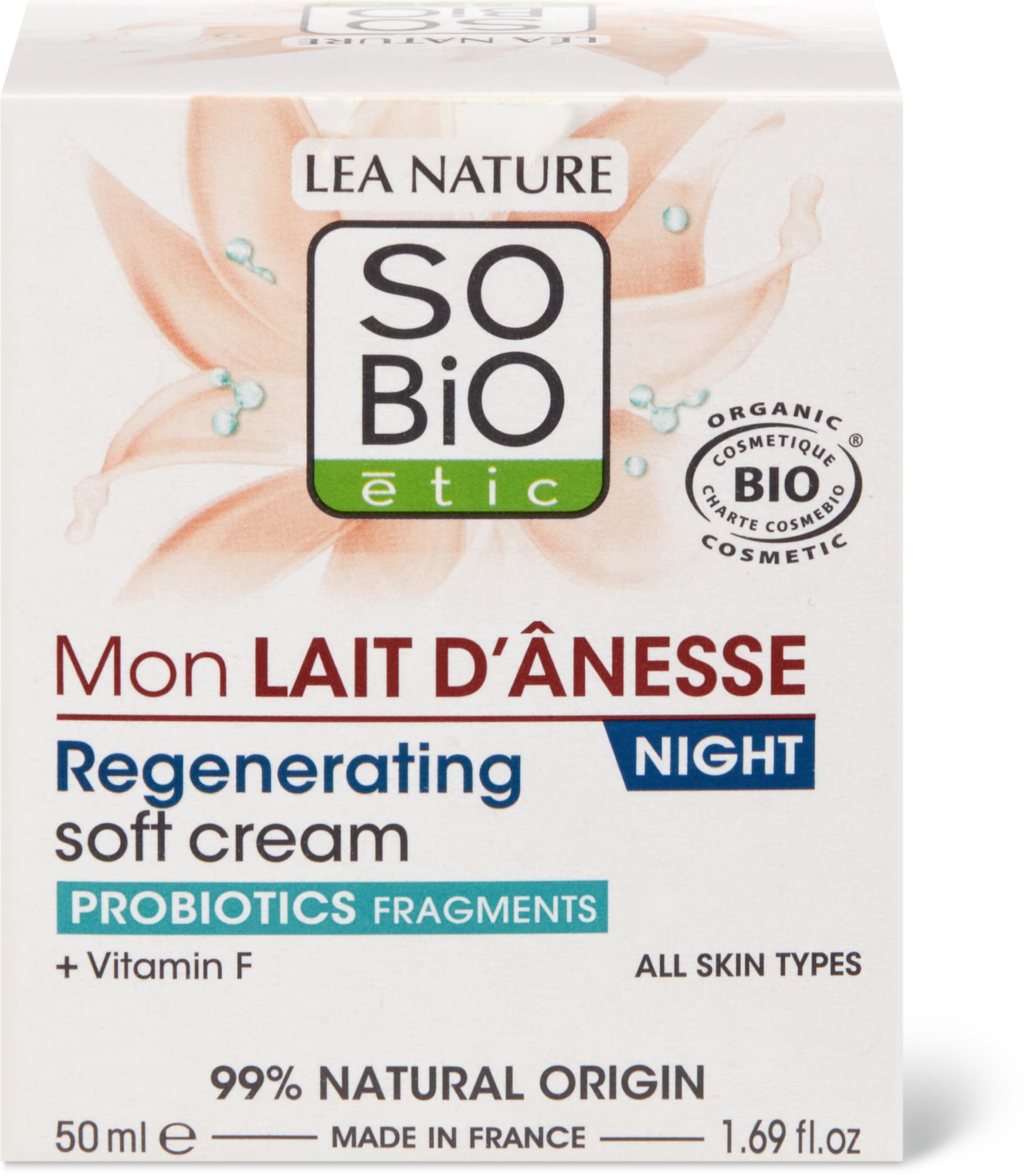 Mon lait d'ânesse regenerierende Nachtcreme